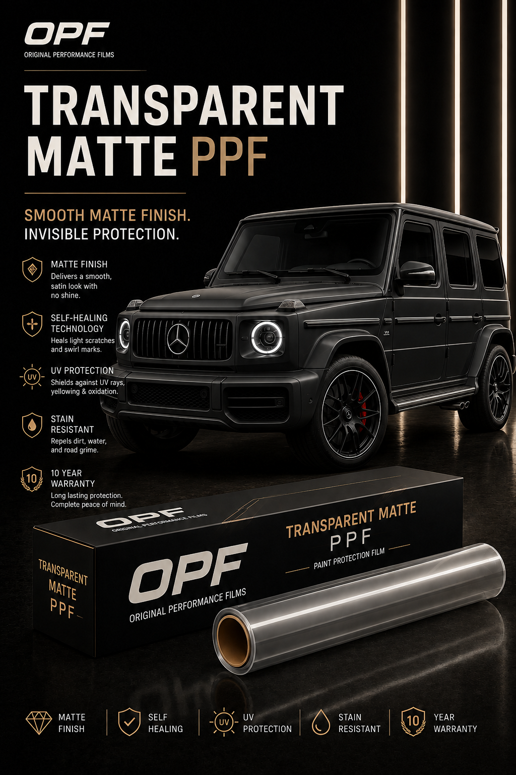 TRANSPARENT MATTE TPU-PPF